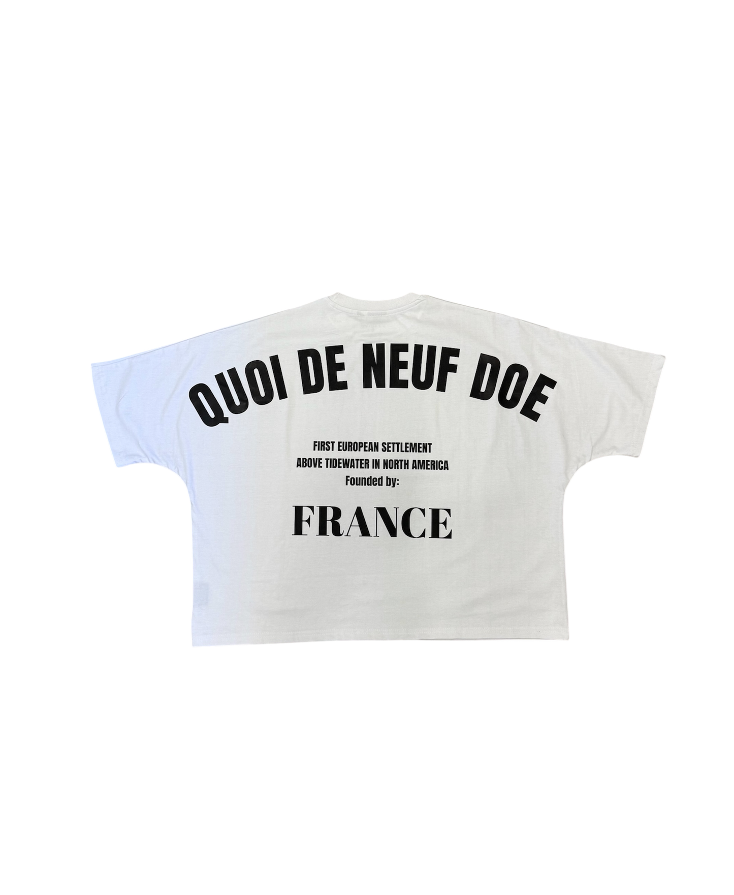 AH - Quoi De Neuf Doe Heavy weight Crop Tee
